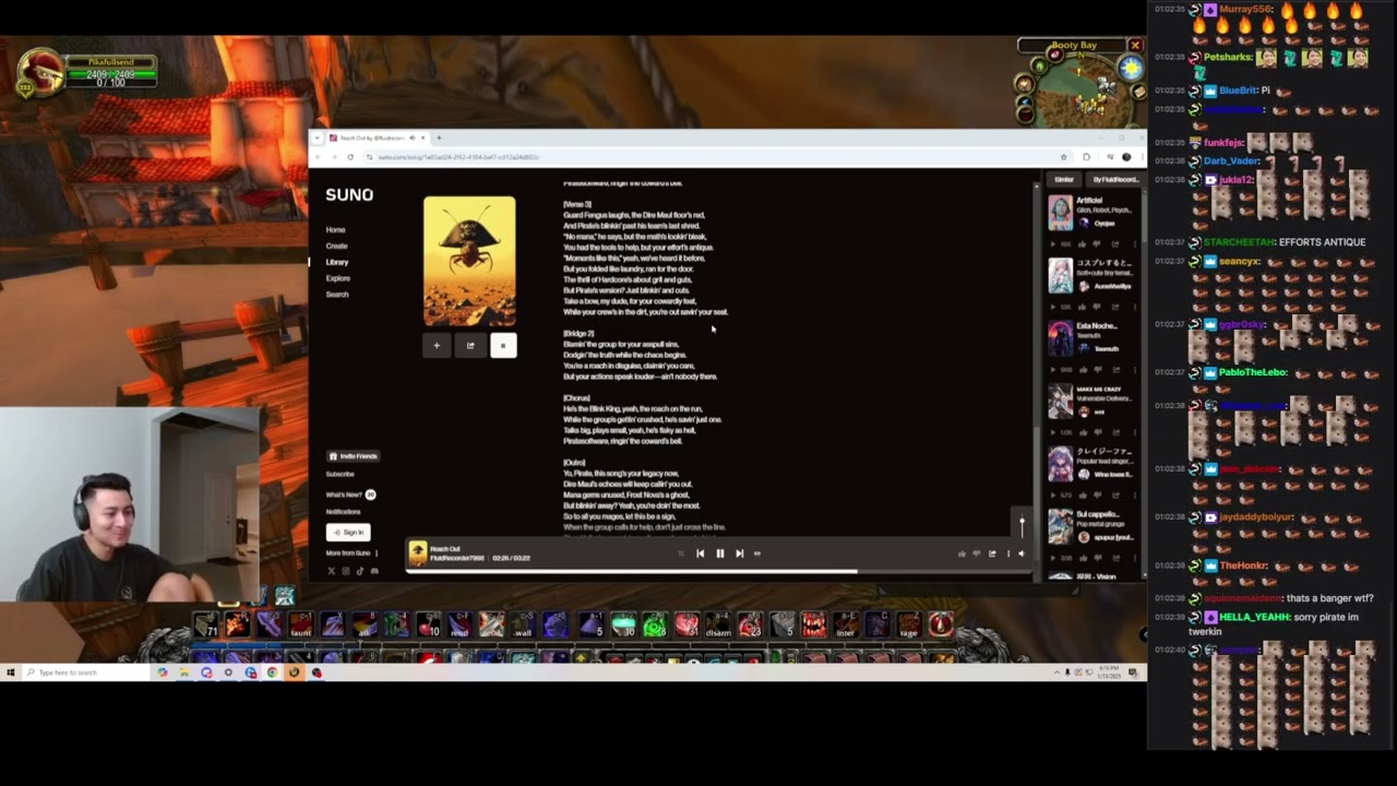 Pikabooirl reacts to Roach King - PirateSoftware (w Chat)