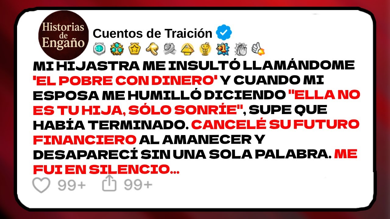 MI HIJASTRA ME INSULTÓ LLAMÁNDOME 'EL POBRE CON DINERO' Y CUANDO MI ESPOSA... | Historias de Reddit