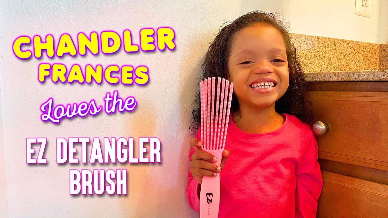 Chandler Reviews The EZ Detangler Brush | EZ Detangler Brush | Hair Brush