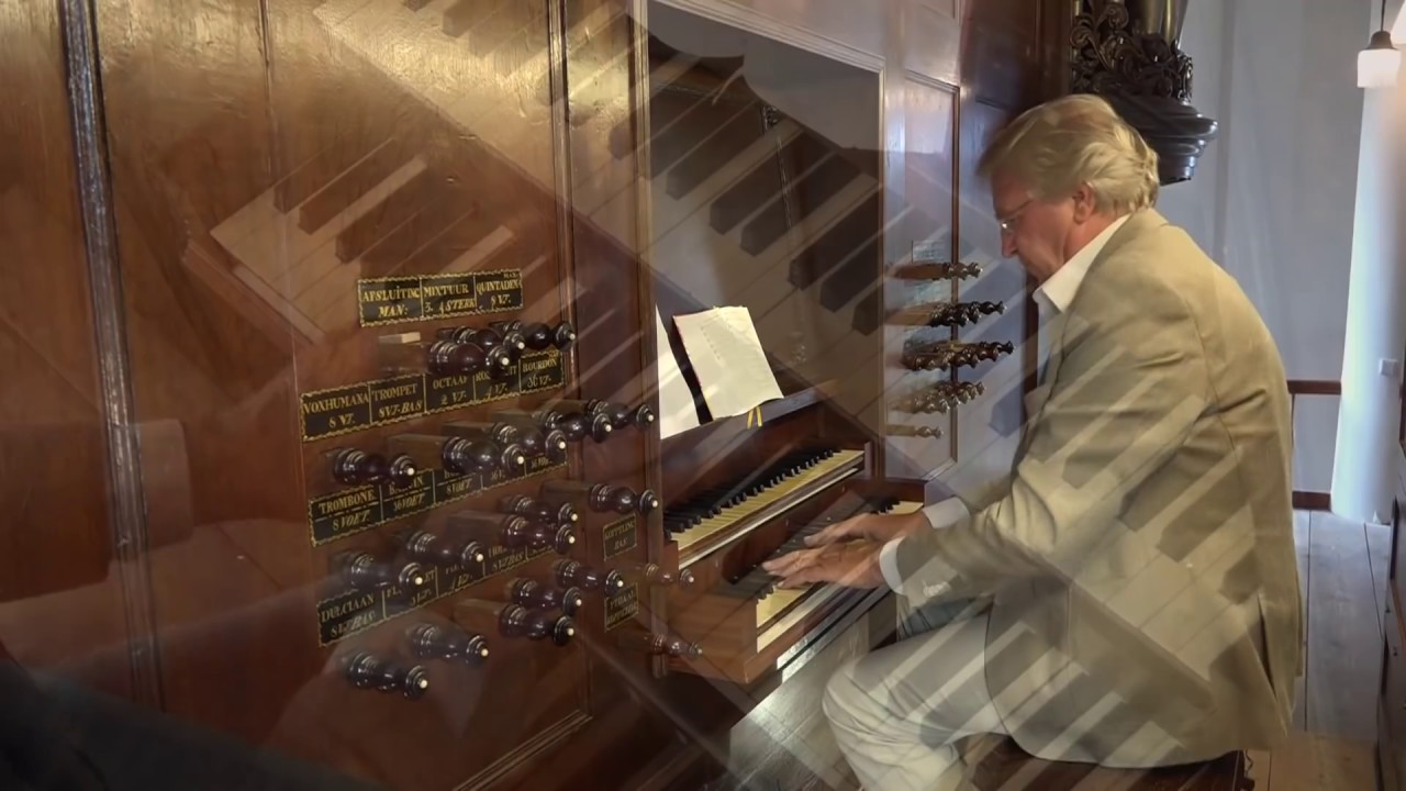 Kees van Eersel improvises CHORALE PRELUDES at the invitation of W. v Twillert  Lohman-organ Farmsum