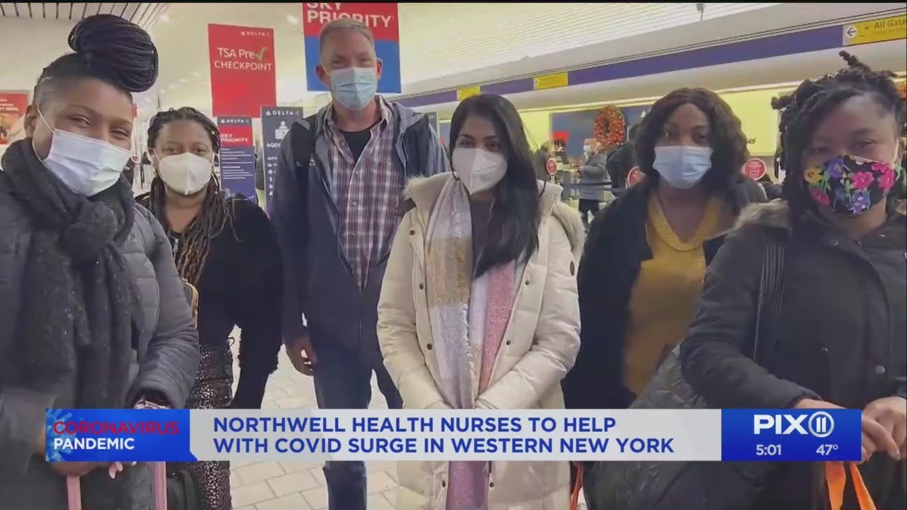 Downstate NY nurses head to upstate hospitals amid COVID surge