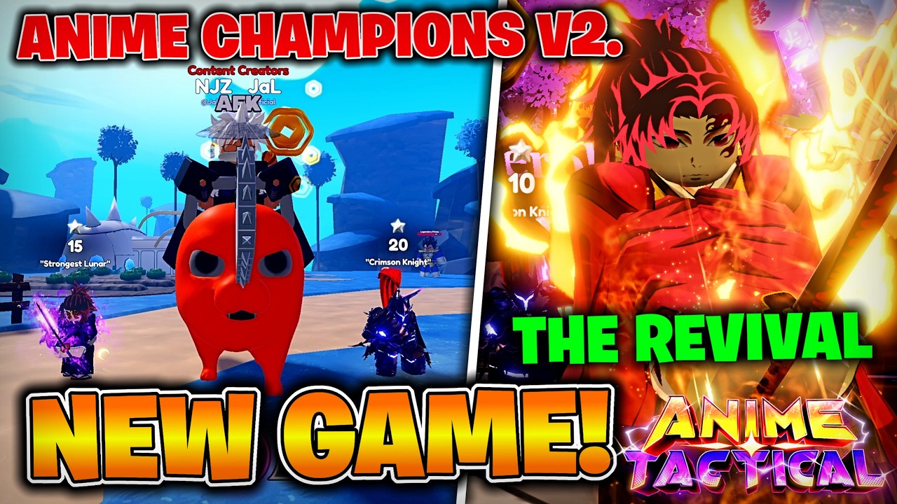 Я поиграл в эту НОВУЮ аниме-игру-симулятор Roblox... Anime Champions V2? Вот что произошло!