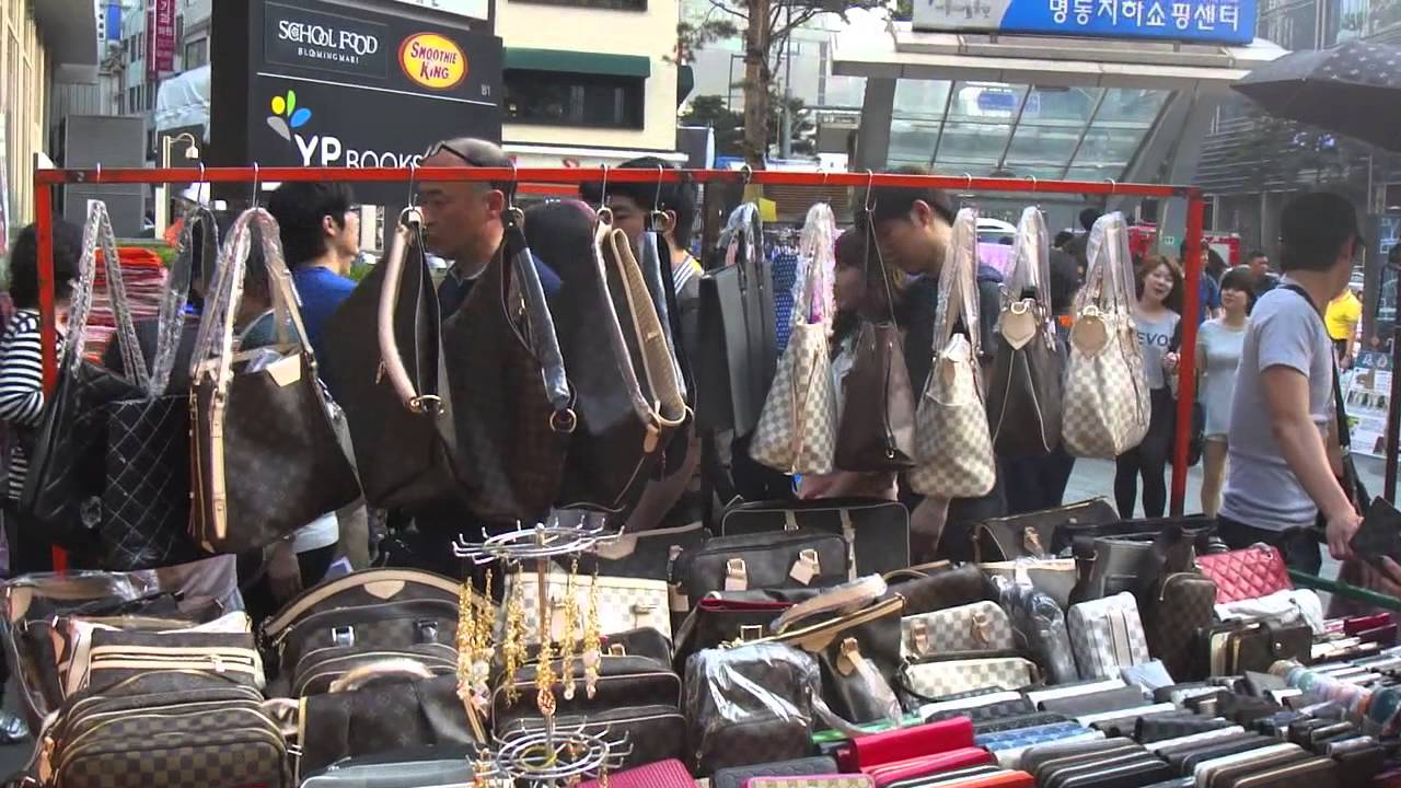 Myeong-dong Market, Seoul, South Korea