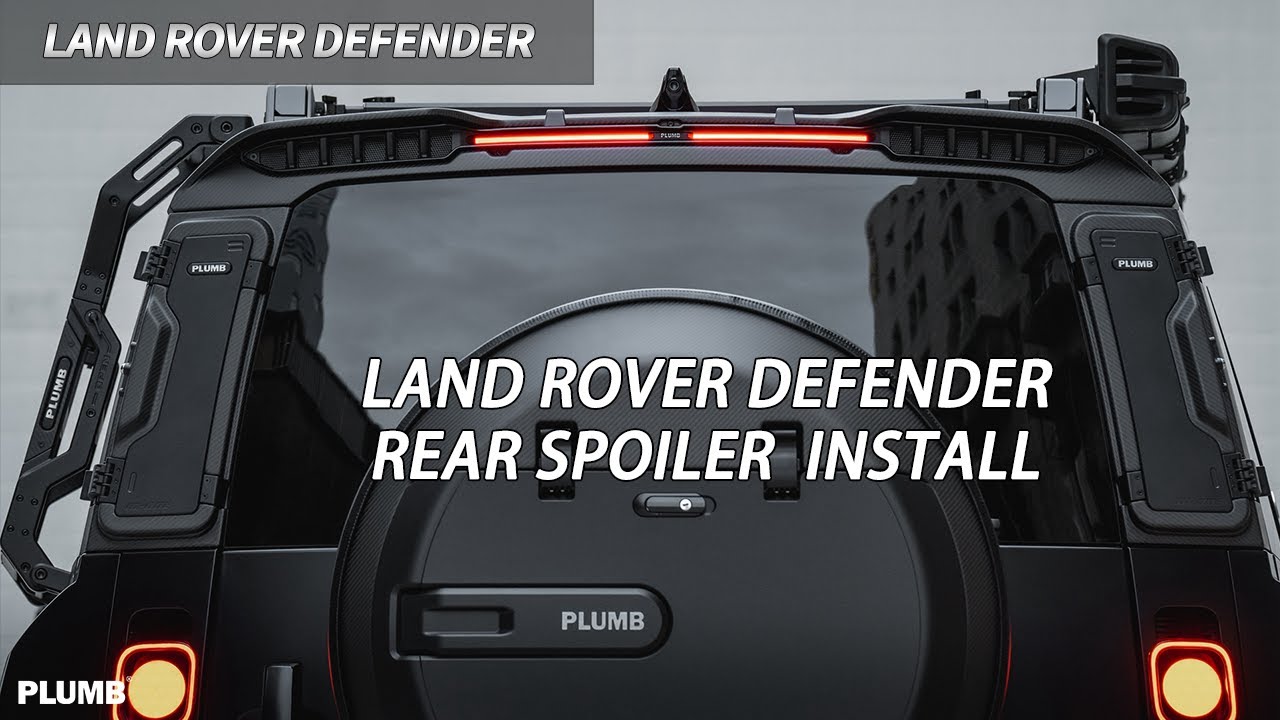 Plumb products for land rover defender 90 110 130 Rear spoiler  install