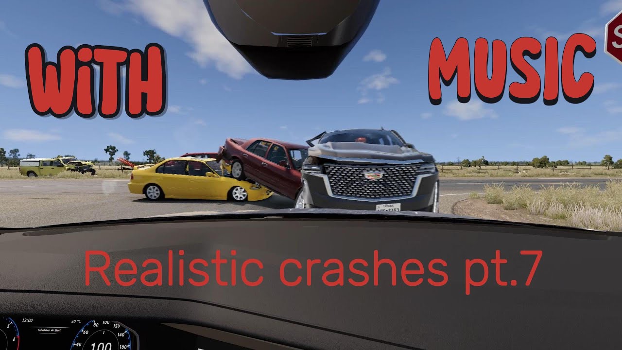 Realistic crashes pt.7 (with radio) 