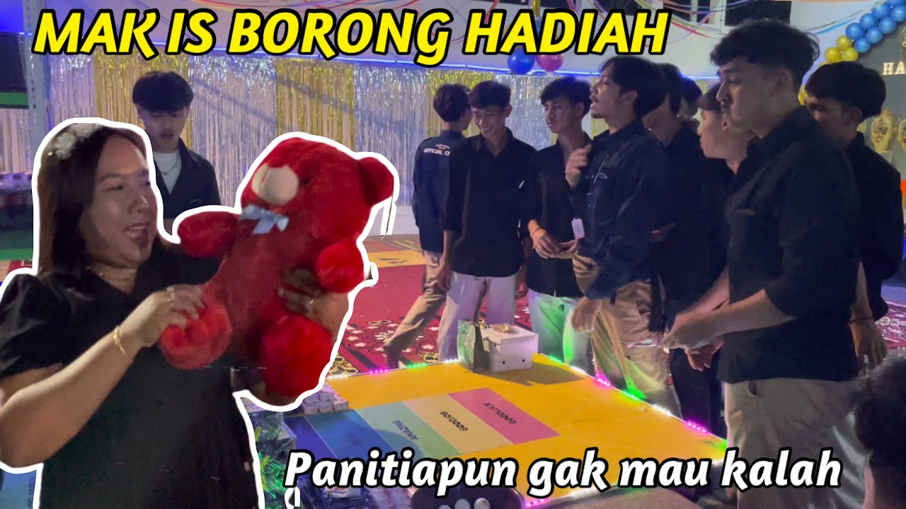 PANITIA GAK MAU KALAH IKUT GAMES || MAK IS BORONG HADIAH SAAT PARTY ULTAH GWSM