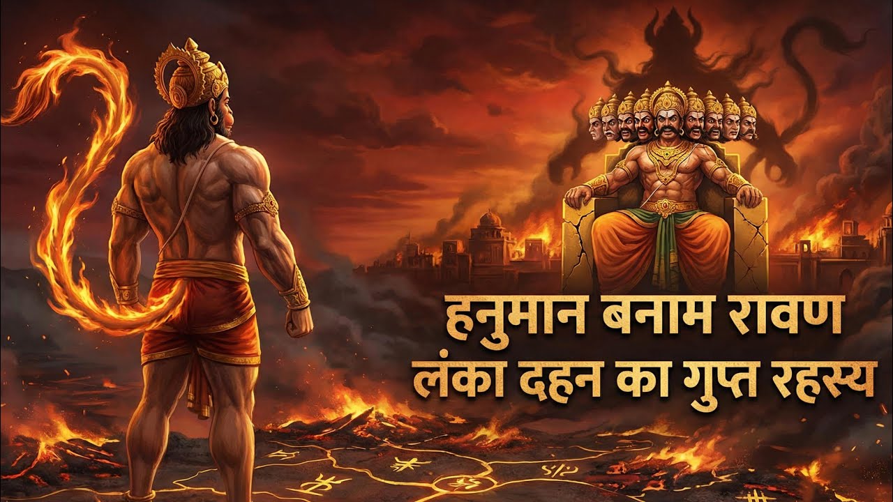हनुमान बनाम रावण: लंका दहन का गुप्त रहस्य | Hanuman vs Ravana: The Hidden Secret of Lanka Dahan |