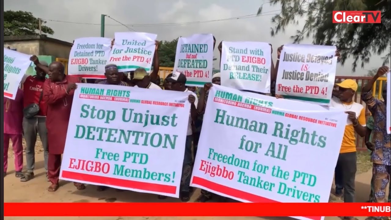 HURMA, Ejigbo Tanker Drivers Demand Immediate Release of Four Members, Urge Police Investigation