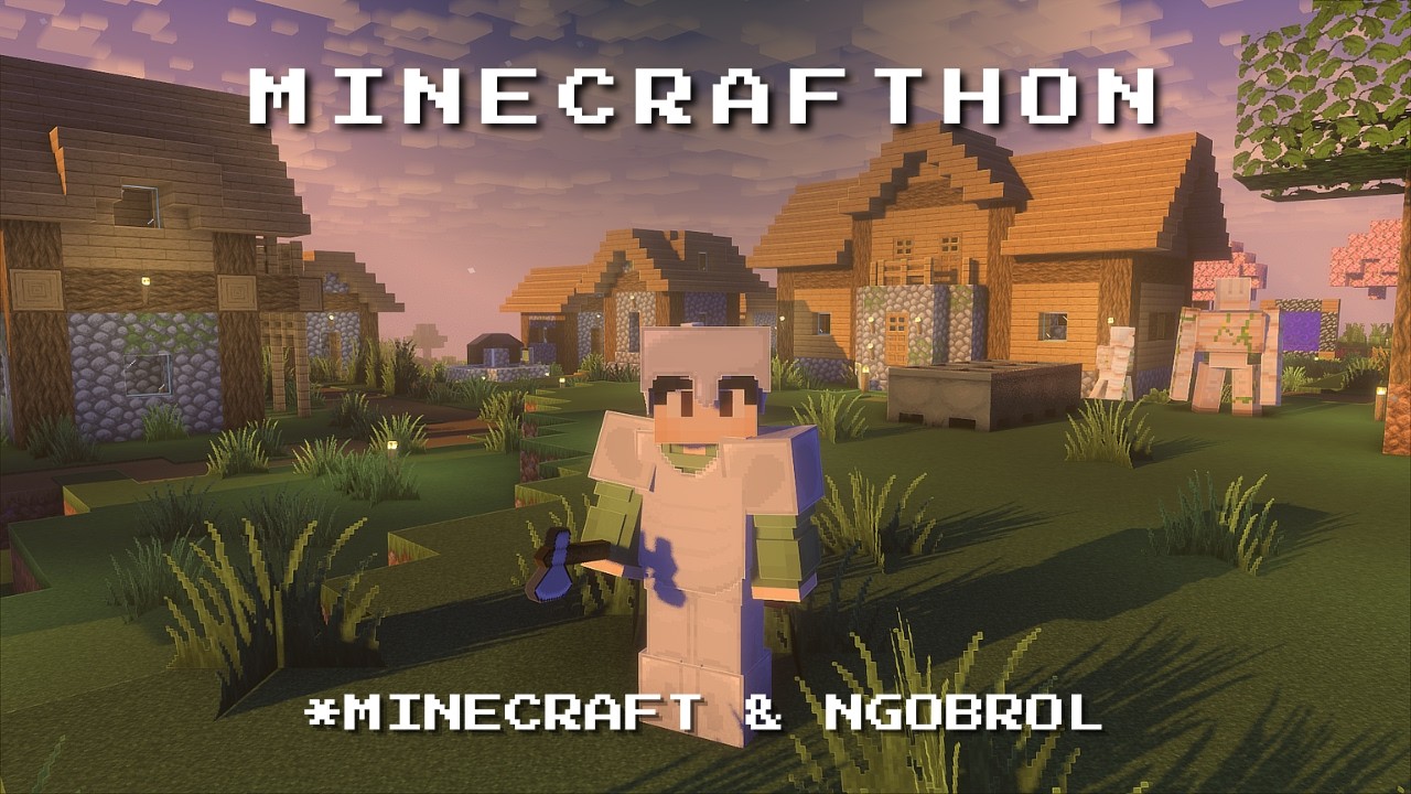 LIVE Minecraft Day 4 – Minecrafthon Ngapain aja deh yg penting sambil ngobrol