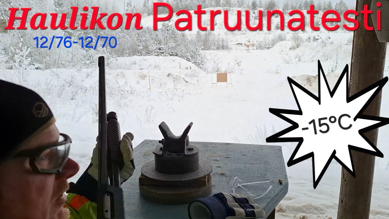 Haulikon patruunatesti talvi 2026