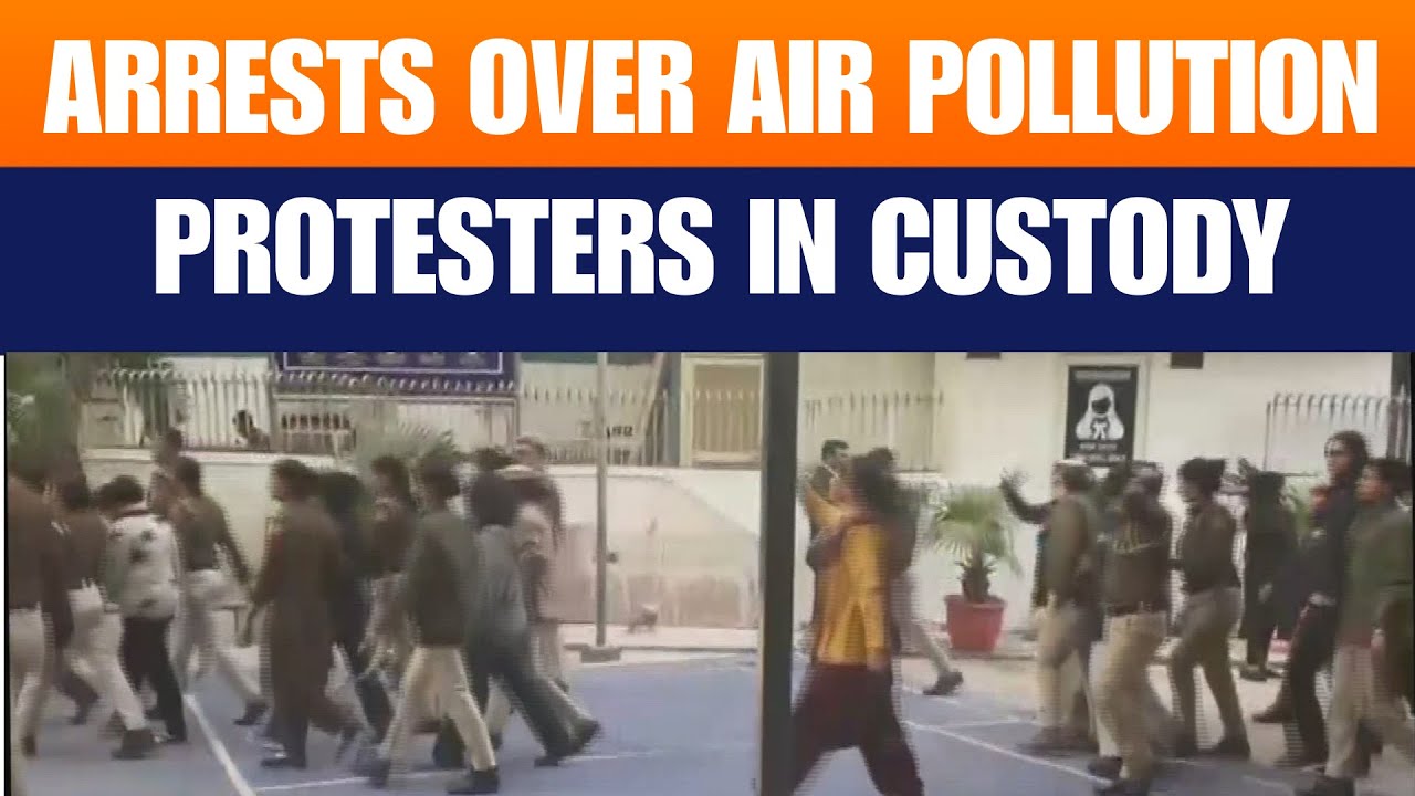 Delhi Air Pollution Protest: Police Arrest Demonstrators, Detainees Taken to Patiala House Court
