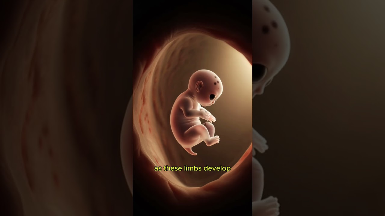 The Moment Your Baby&rsquo;s Tiny Arms & Legs Start Growing 😳 | Inside Your Body 3D  #pregnancyjourney