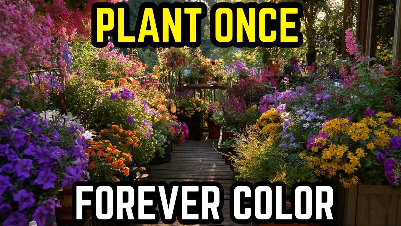 😍10 Best Container Perennials for a Colorful Home Garden | Plant Once, Enjoy Color Forever 🌿