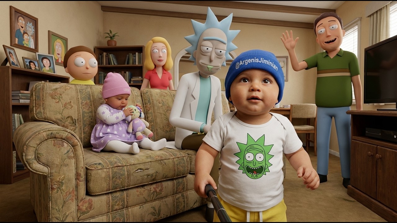 ¡RICK Y MORTY NOS DIERON LECHE INFINITA! 🧪🥛 (Portal Mágico) | Brayan y Kimberly AI