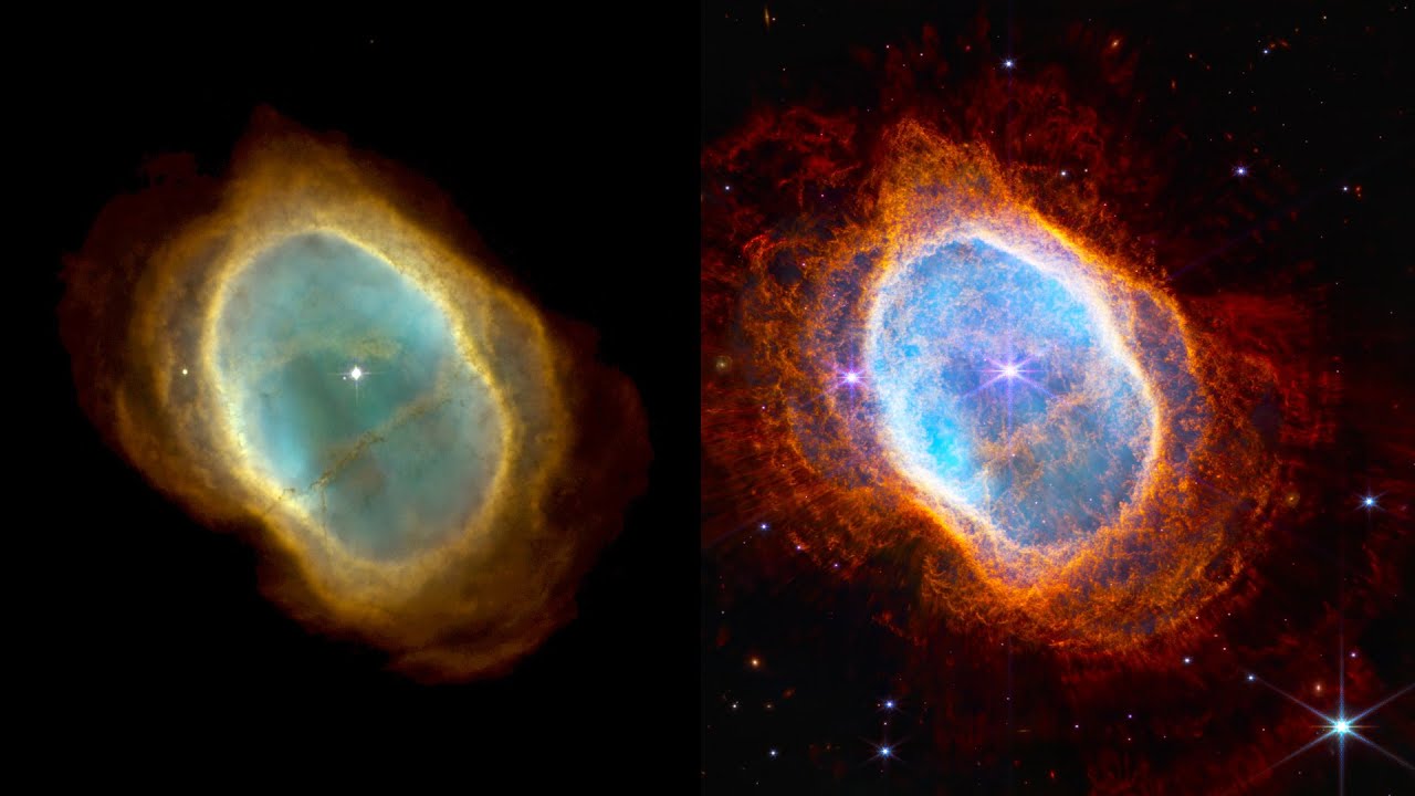 JAMES WEBB vs HUBBLE. COMPARACIÓN DE IMÁGENES