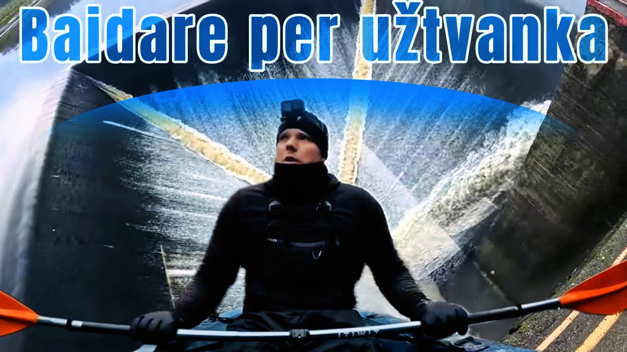 Baidarė, stovyklavimas, žiema