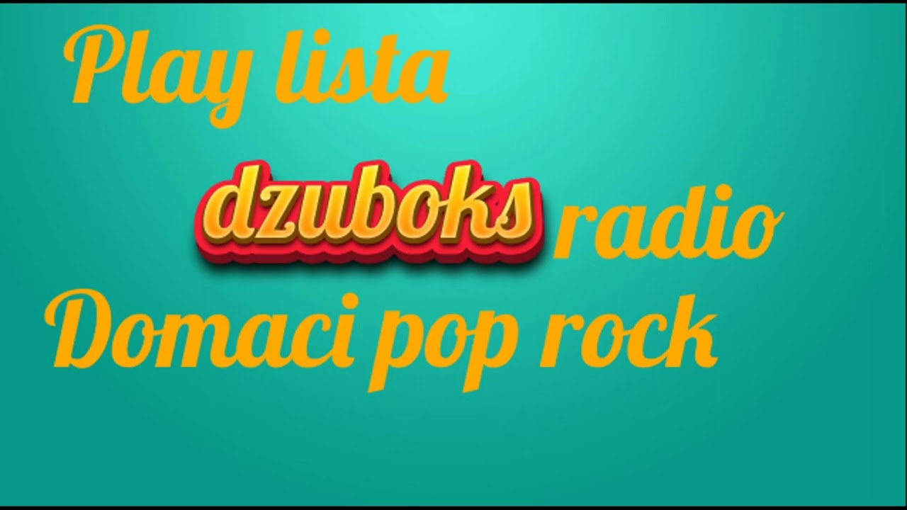 Dzuboks radio domaci pop rock Vol 1
