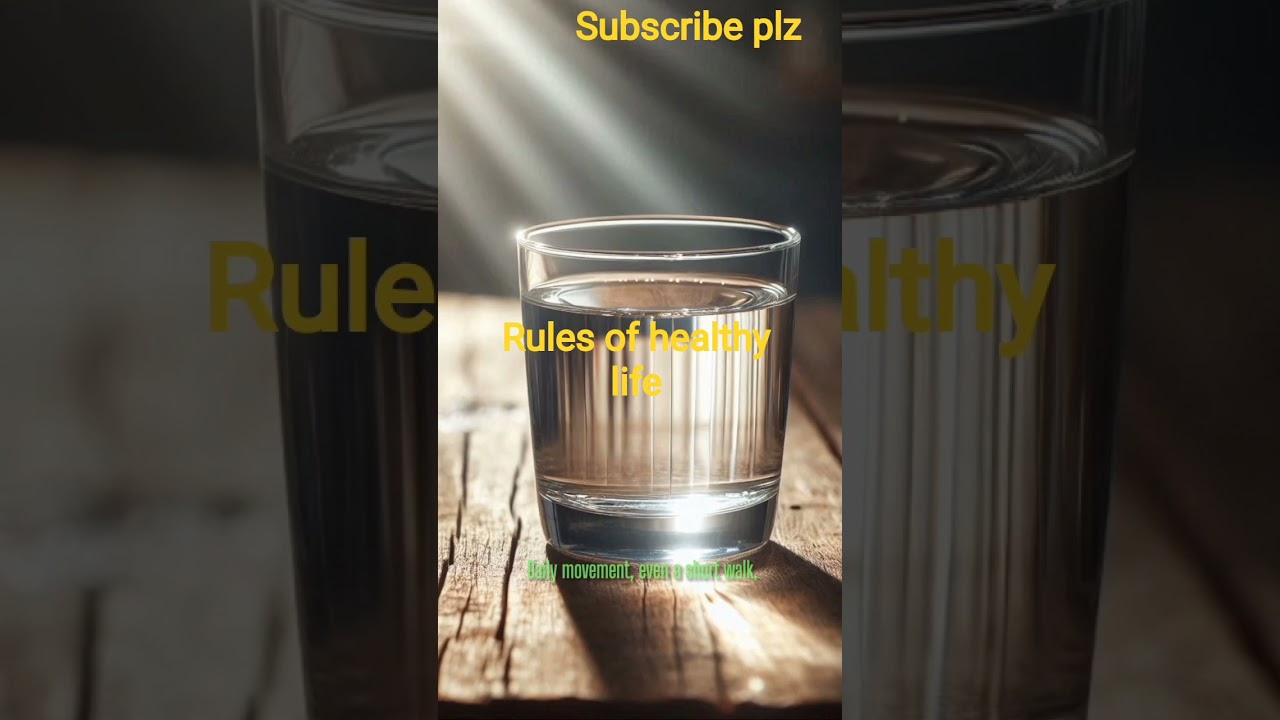 &ldquo;Rules of a Healthy Life | Islamic Health and Lifestyle Tips&rdquo;#RulesOfHealthyLife #HealthyLiving #Isl