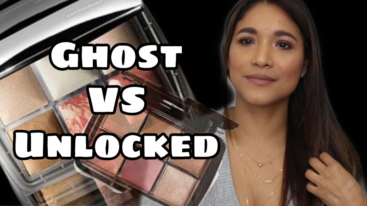 HOURGLASS UNLOCKED VS GHOST PALETTE/ DEMO / REVIEW AND COMPARISON