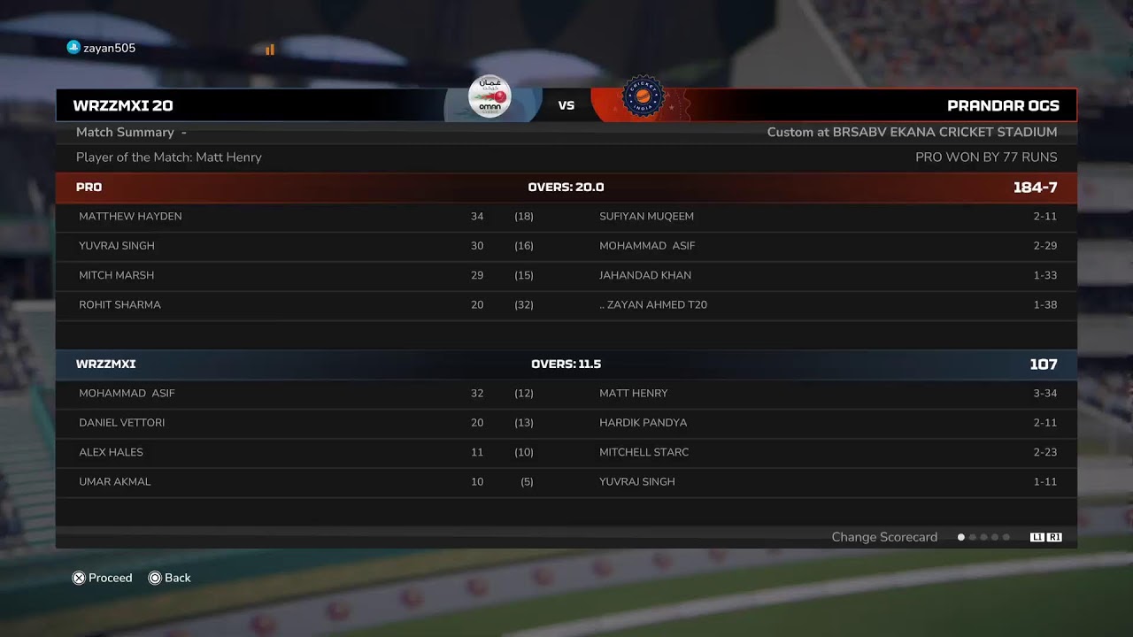 Playing Cricket26 Tag Team vs Waqas contd