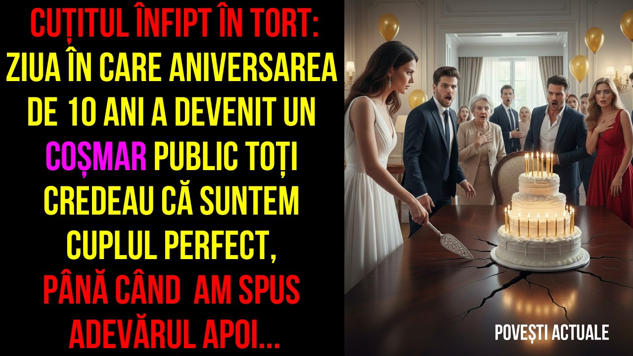 CUȚITUL ÎNFIPT ÎN TORT ZIUA ÎN CARE ANIVERSAREA DE 10 ANI A DEVENIT UN COȘMAR PUBLIC  APOI...