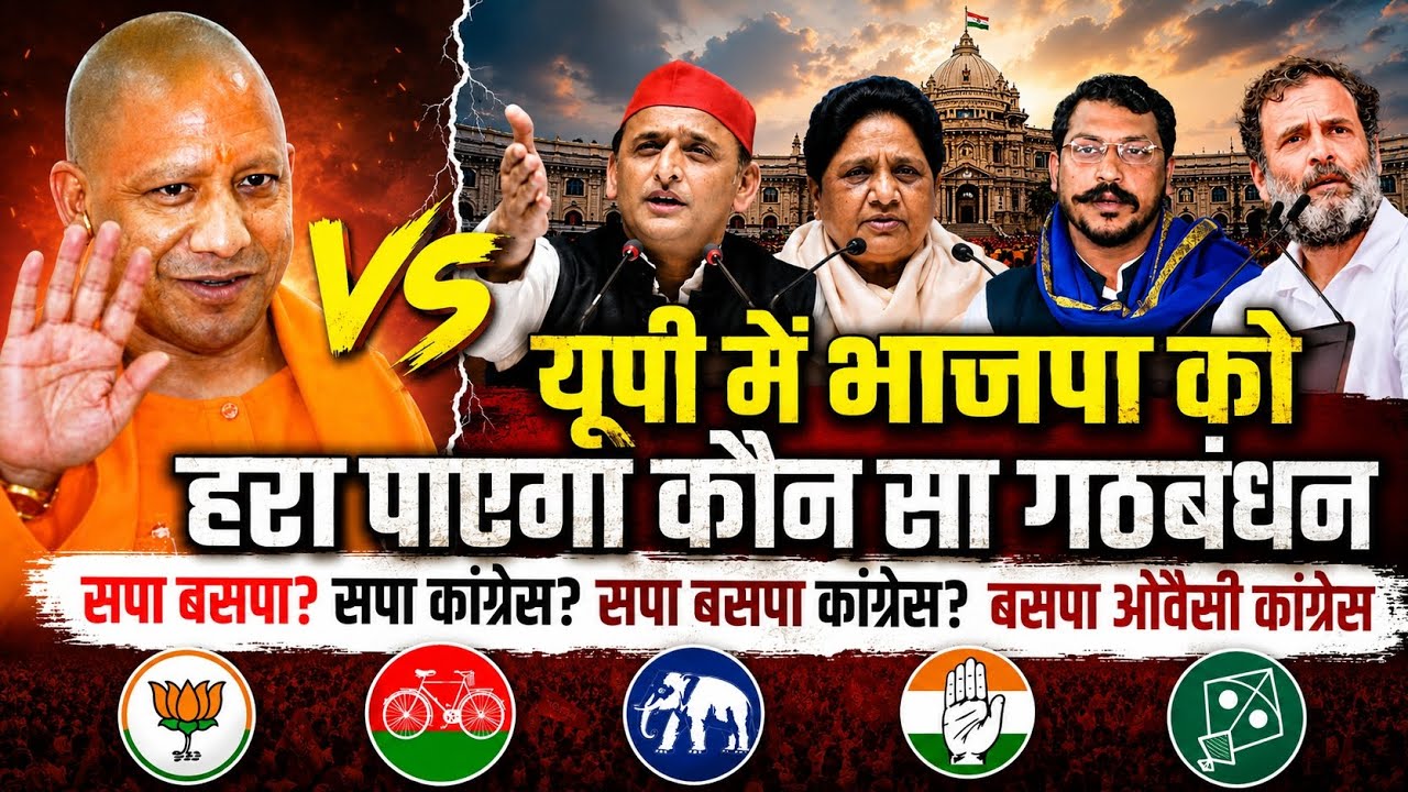 UP 2027: यूपी में भाजपा को हरा पाएगा कौन सा गठबंधन? |  BSP-SP? BSP-SP-CONGRESS? BSP-AIMIM-CONGRESS?