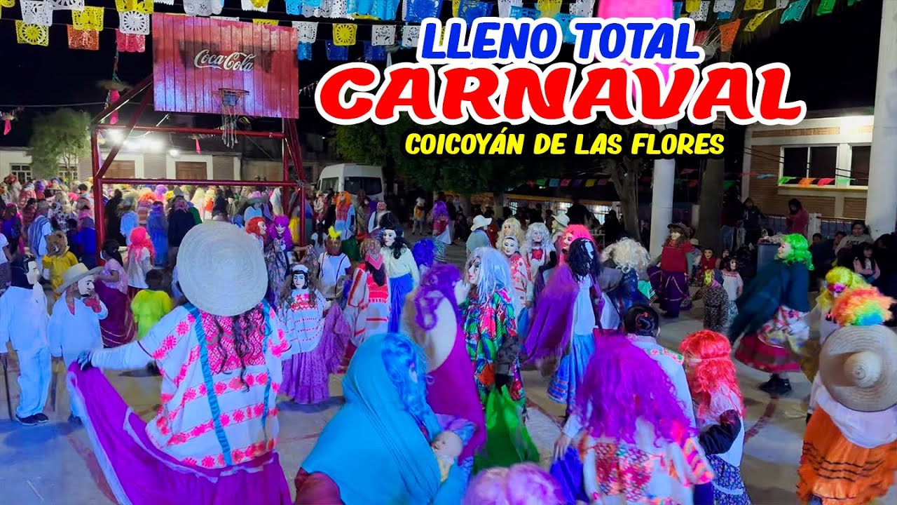 Martes de Carnaval Hace Historia en Coicoyán de las Flores Oaxaca Por su Lleno Total