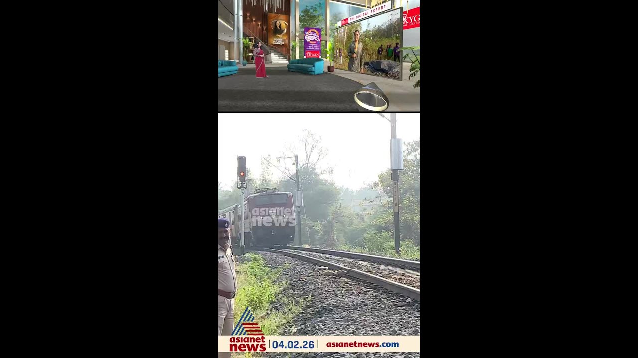 വാളയാറിൽ ട്രെയിൻ തട്ടി കാട്ടാനക്കുട്ടി ചരിഞ്ഞു