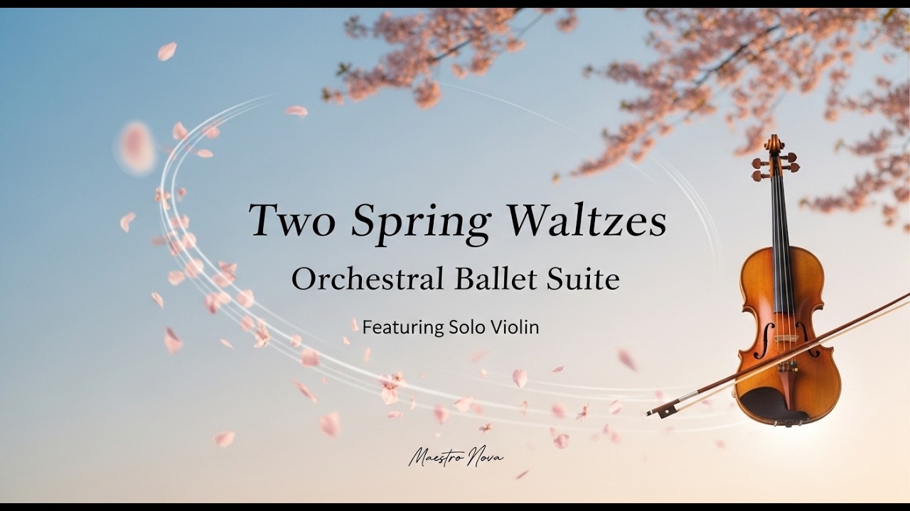 Two Spring Waltzes – Orchestral Ballet Suite (featuring Solo Violin)