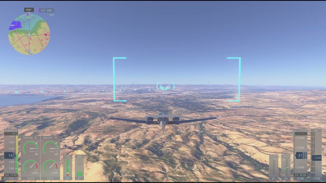 Full Real-Time Flight | Dead Sea, Jericho & Mount Nebo | Jordan Valley | MSFS 2024 (DA62)