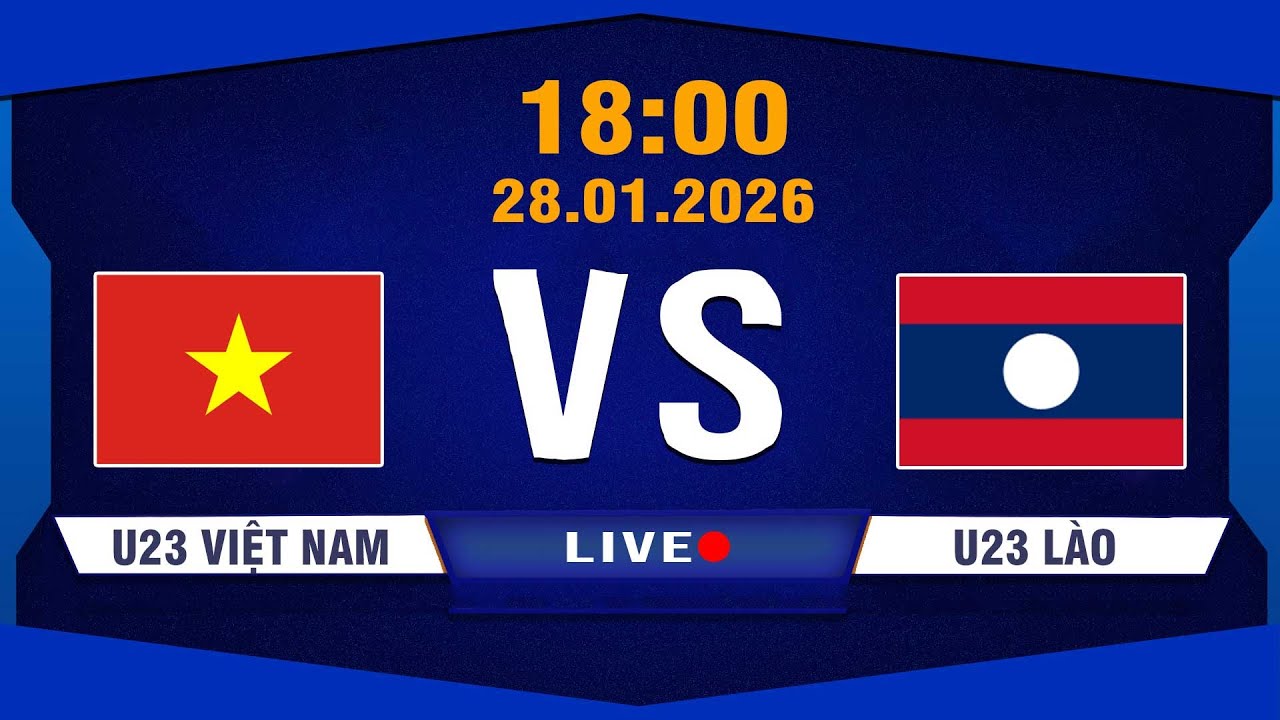 🔴 U23 Việt Nam vs U23 Lào | Trận cầu áp đảo với loạt pha bóng bùng nổ