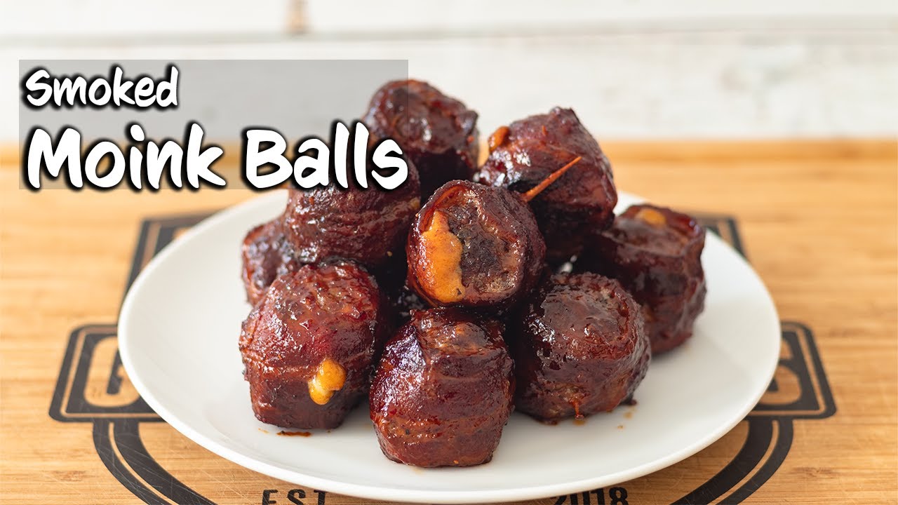 Bacon Wrapped Moink Balls | Smoked Moink Balls | Bradley Smoker Recipes