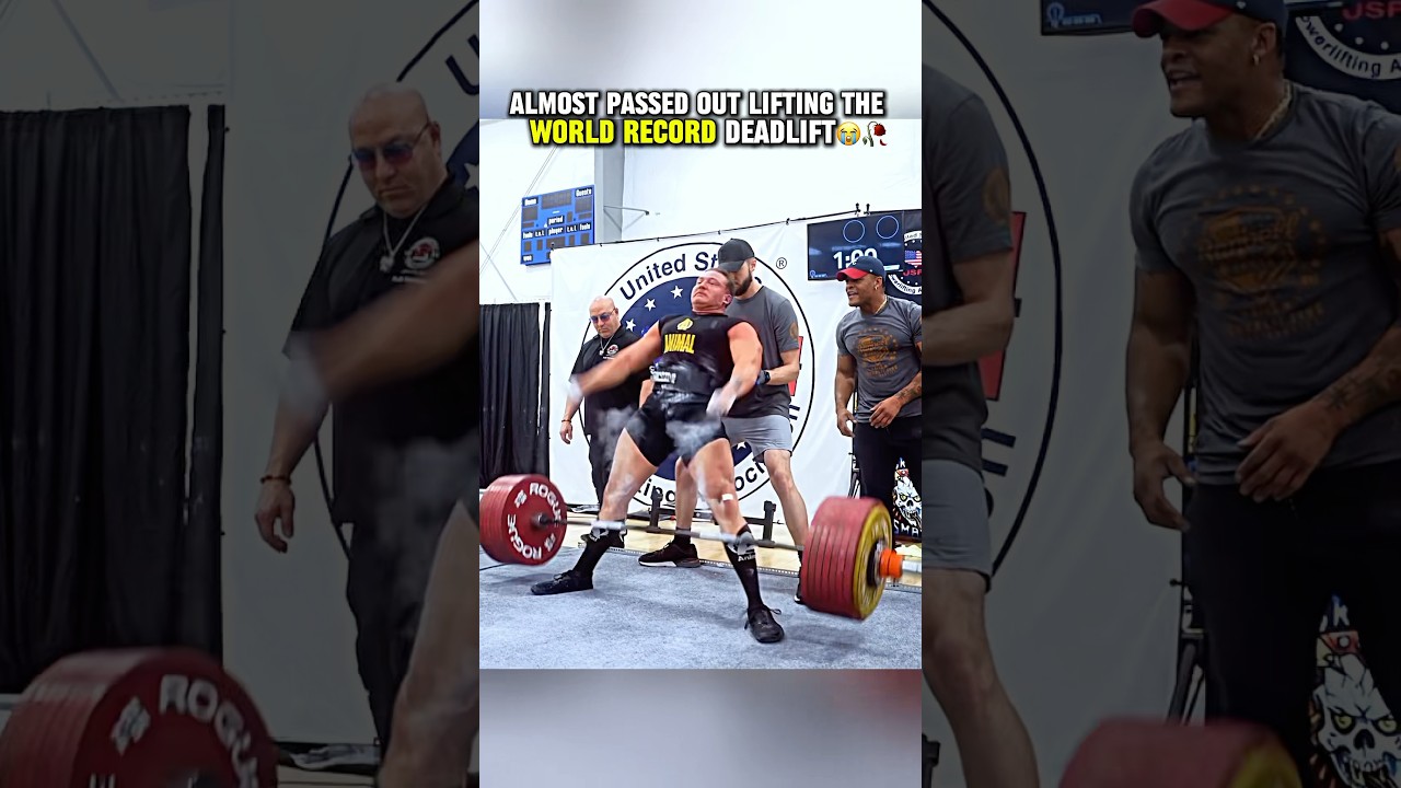 Local Powerlifting Meet VS World Record Deadlift 🤣 (909lbs)