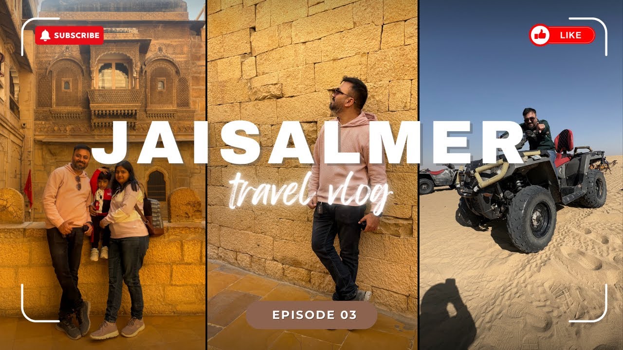 Blue City to Golden City Ep 3 |Jodhpur to Jaisalmer Road Trip Vlog #JodhpurToJaisalmer #ytvideos #yt