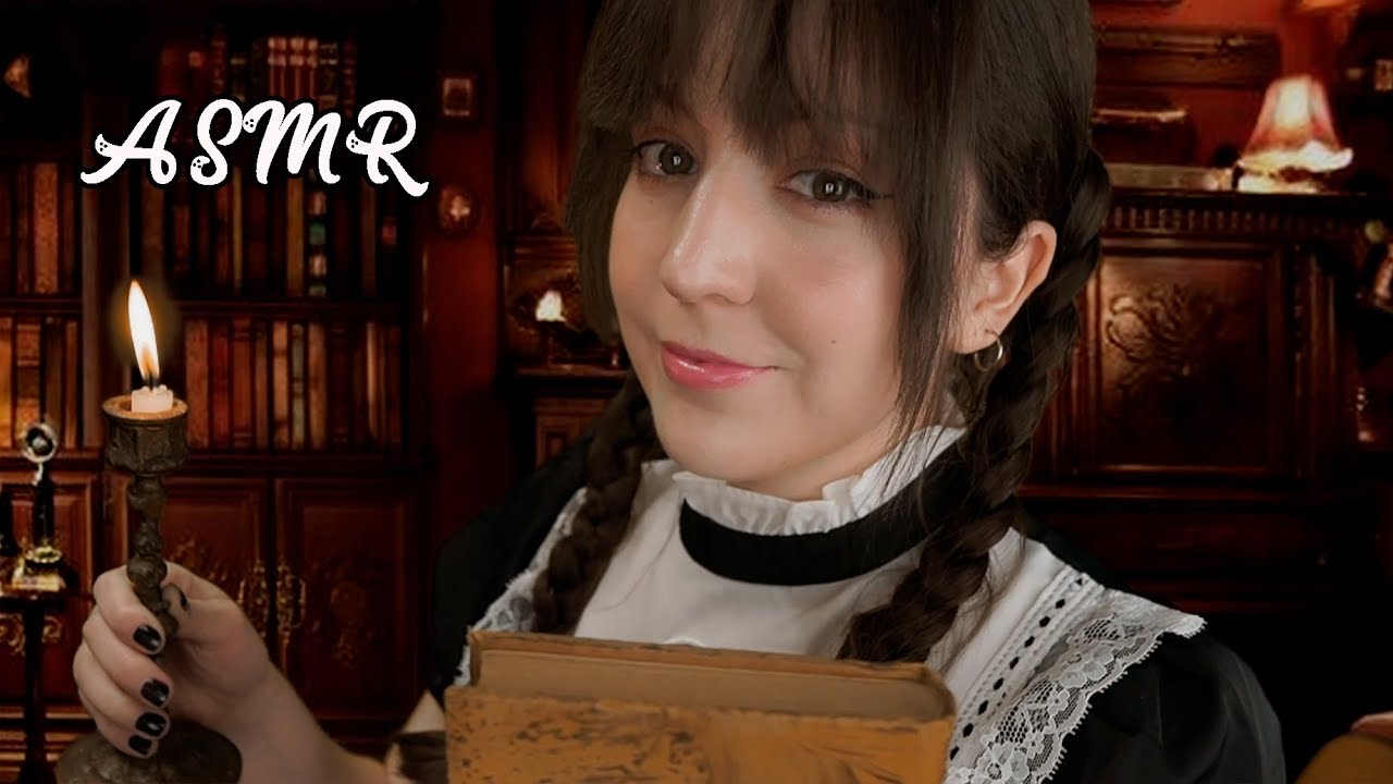 ⭐ASMR Чтение страшилок, чтобы помочь вам уснуть [Sub] Ролевая игра горничной
