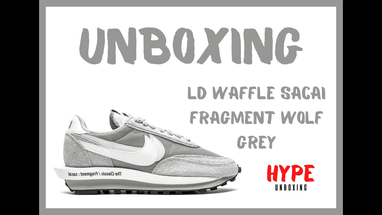 UNBOXING - LD Waffle Sacai Fragment Wolf Grey