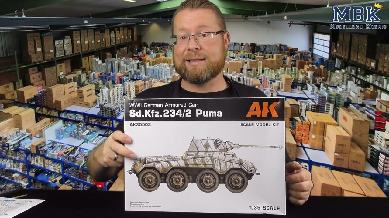 MBK packt aus #658 - 1:35 Sd.Kfz. 234/2 Puma (AK-Interactive 35503)