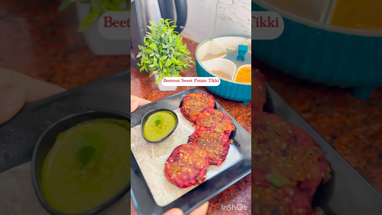 Ep1.Healthy Weight Loss Recipe | Beetroot Sweet Potato Tikki 