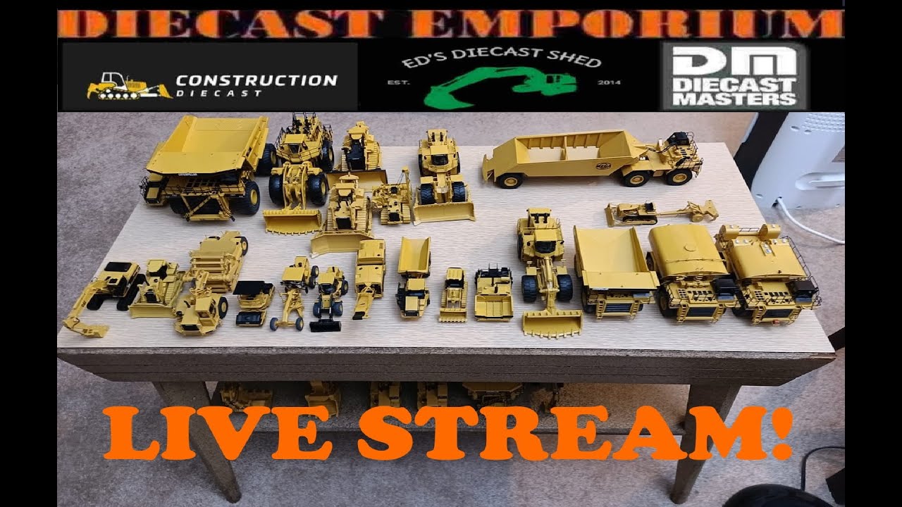 Classic Construction Models CCM 29 Piece Brass Caterpillar Model Collection - Diecast Emporium LIVE
