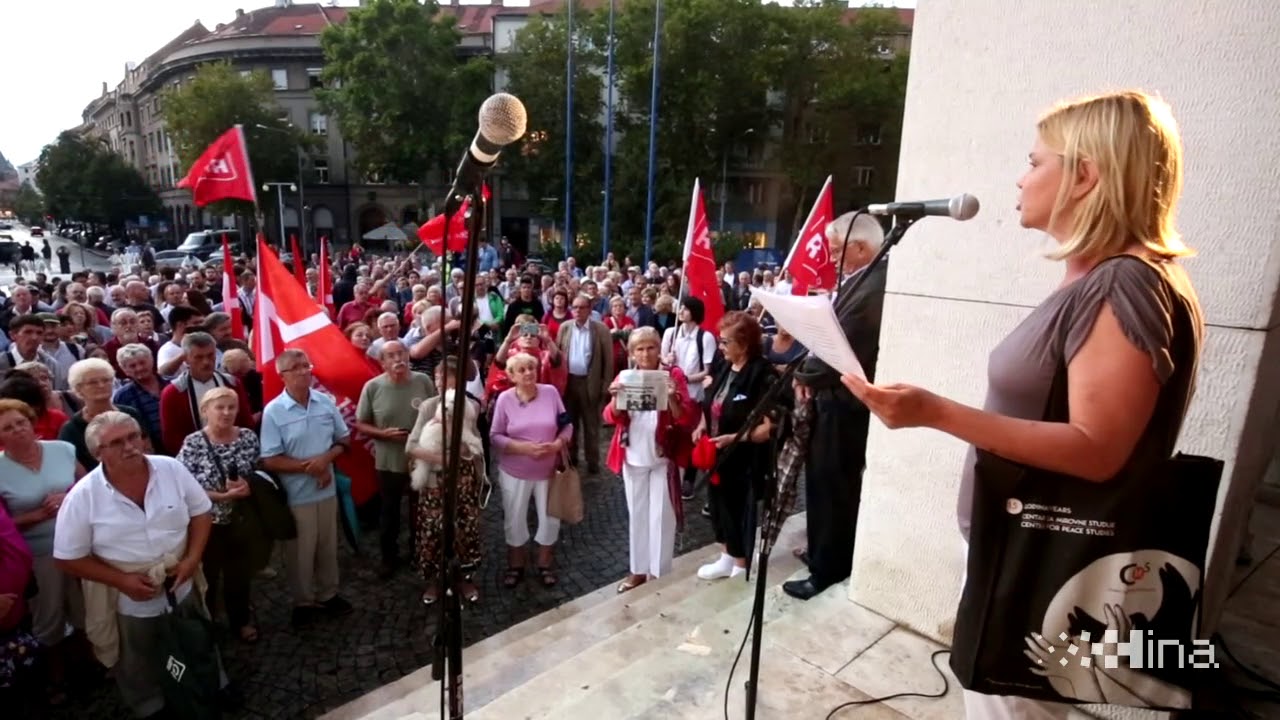 Prosvjed inicijative 'Antifašizam je moj izbor'