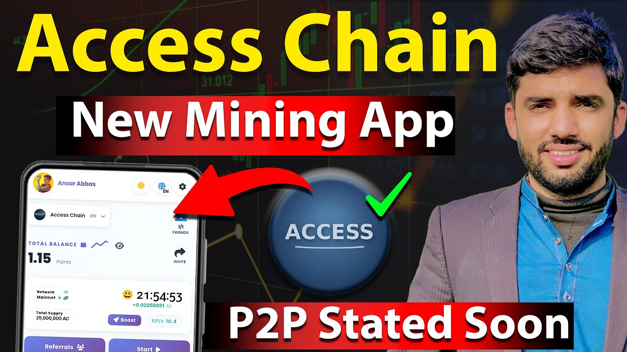 Access Network New Mining App | Buy & Sell Access Points | P2P Started Soon | Access Chain Mining