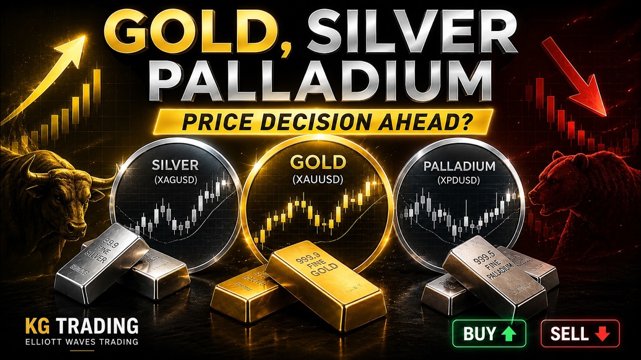 GOLD, SILVER & PALLADIUM | Daily Analysis: Higher Prices Ahead or Deep Correction Coming?