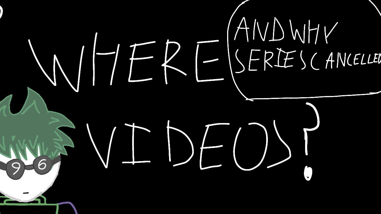 Why no videos + Explaining some Series and why they were Scrapped.