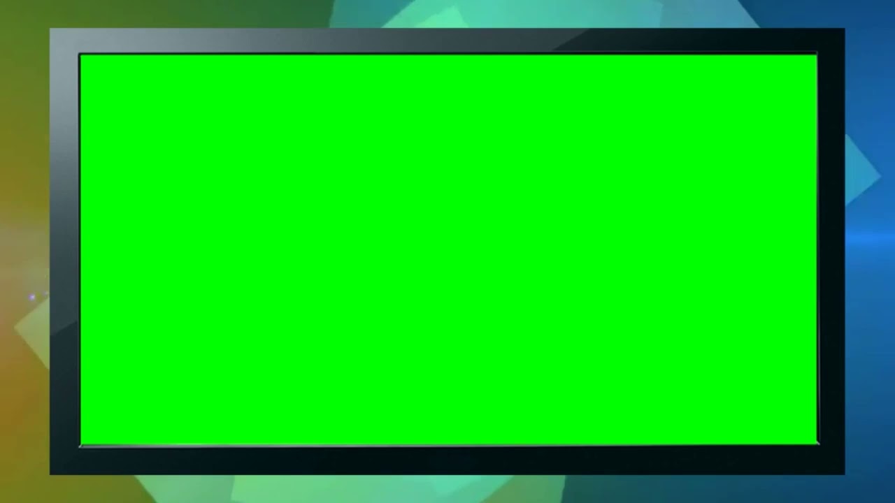CADRE TV FOND VERT 3 HEURES