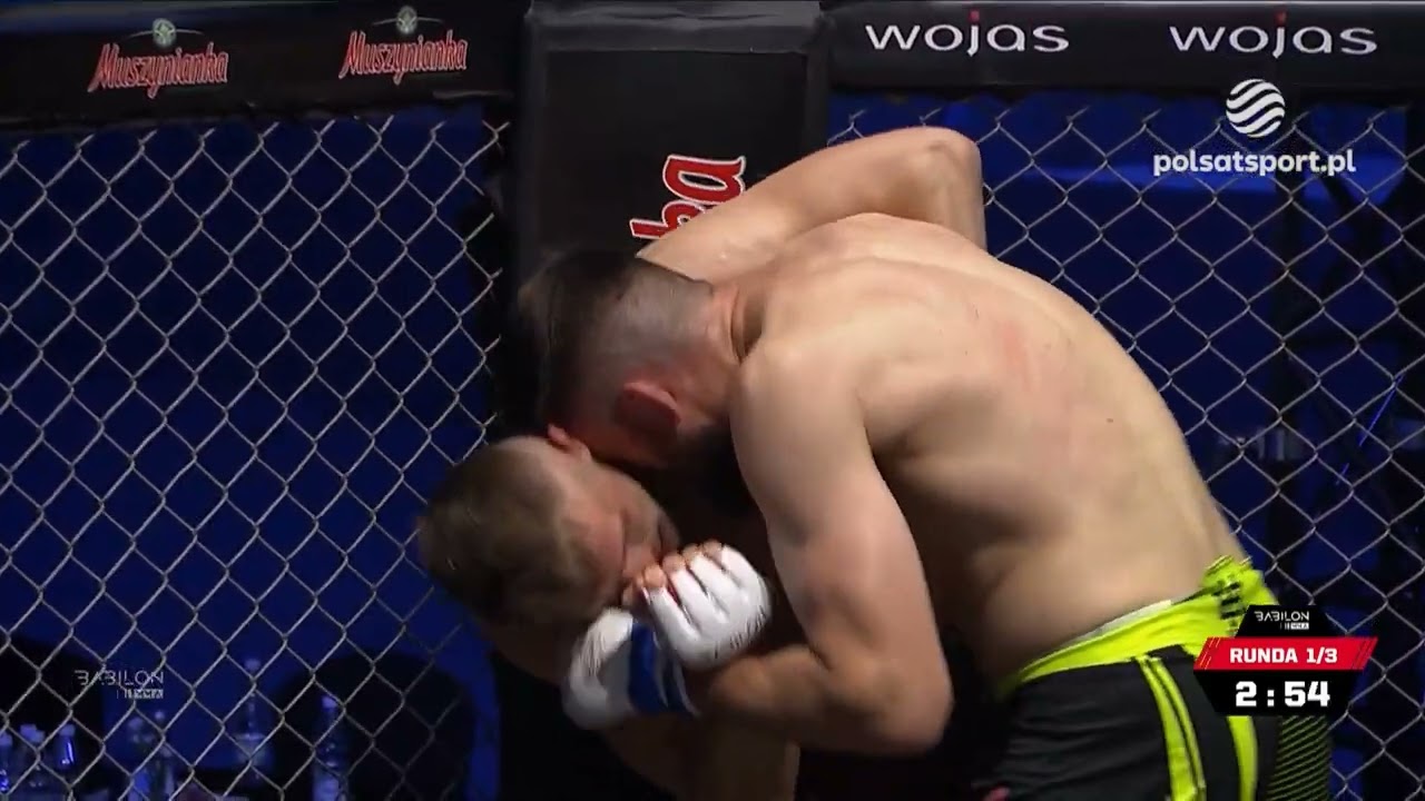 Nokaut w cieniu kontrowersji! Greń odprawia Pitonia po wojnie w klatce &ndash; Babilon MMA 52