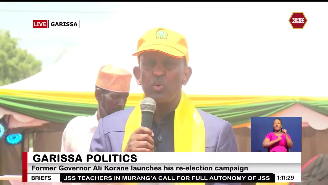 Former Garissa governor Ali Korane launches his re-election campaign