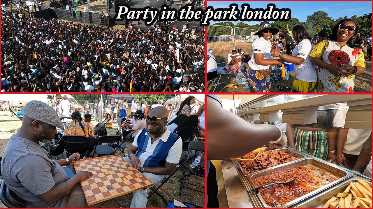 BIGGEST GHANAIAN summer party in UK !! Ghana party in the park !! full video