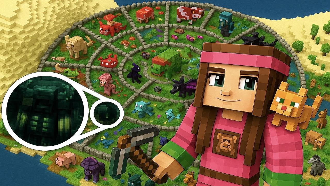 Я собрала ВСЕХ МОБОВ в Майнкрафт Хардкоре!!! 1 Часть!