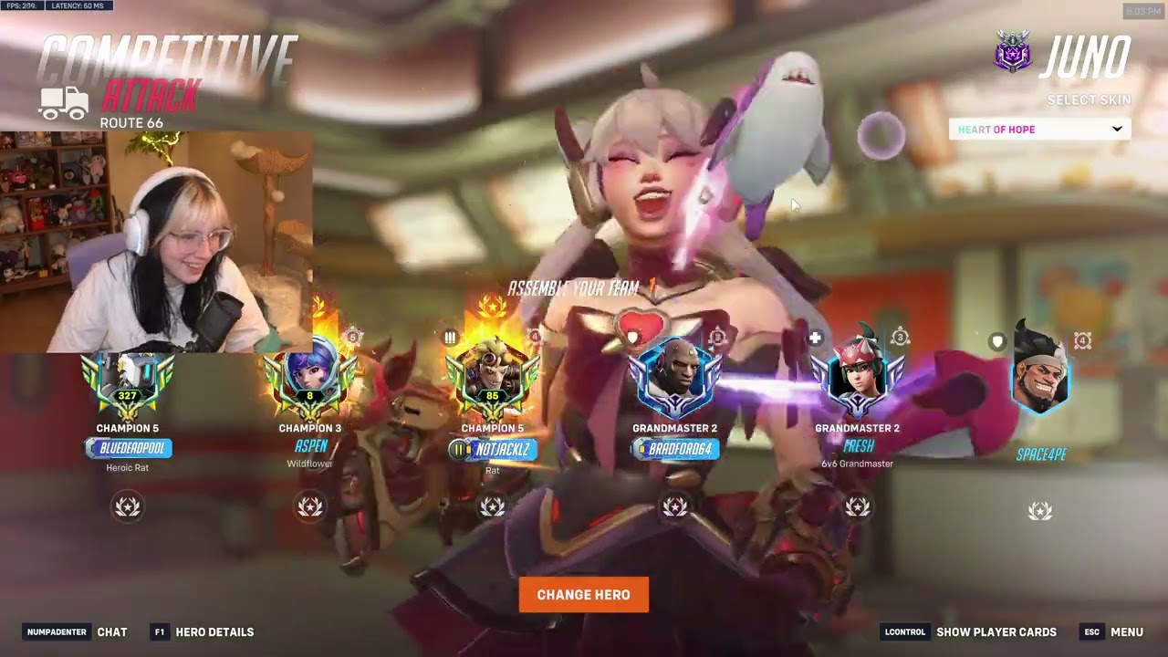 Aspen IS UNKILLABLE JUNO - Overwatch 2 Season 20 Gameplay