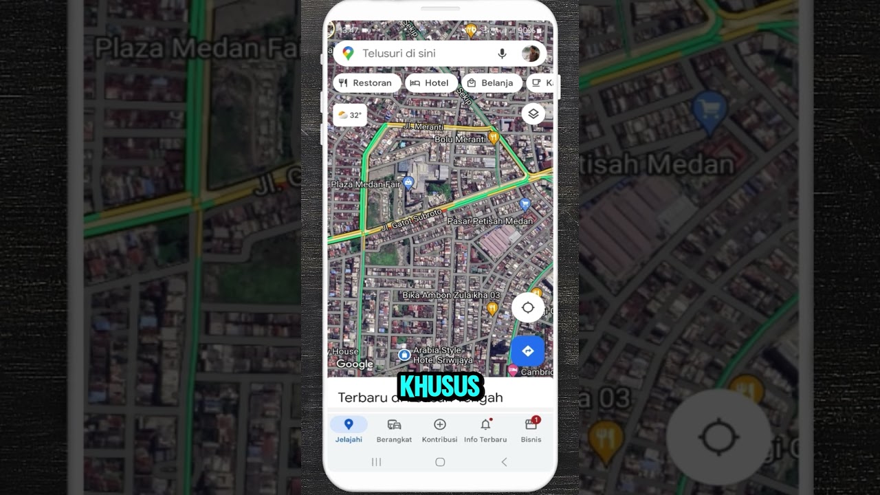 Cara Melihat Jalan Macet di Google Maps 🚦